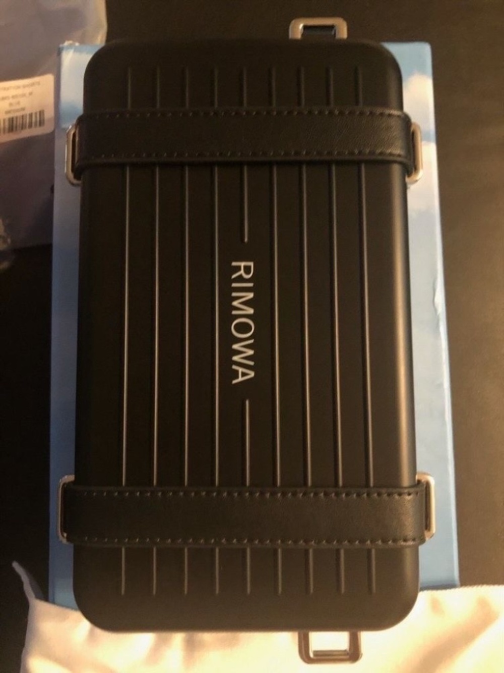 Black Christian Dior rimowa mini bag